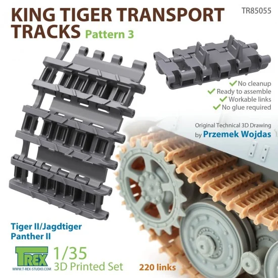 T-Rex Studio R85055 1/35 King Tiger T-Ransport T-Racks Pattern 3