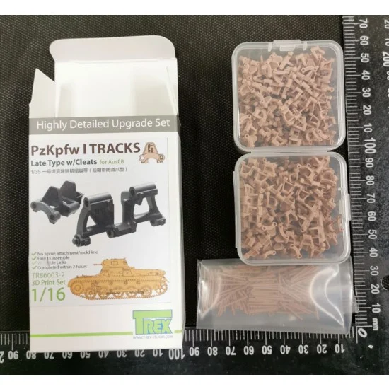 T-Rex Studio R86003-2 1/16 PzKpfw I Tracks Late Type w/Cleats for Ausf.B