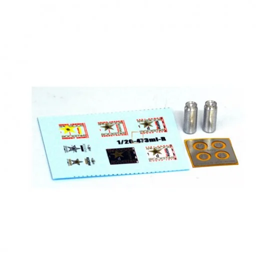 T2M 1093-R 1/20 RockStar Energy 473ml Pop Cans (Metal parts + Decals + Film-backed Photoetch)