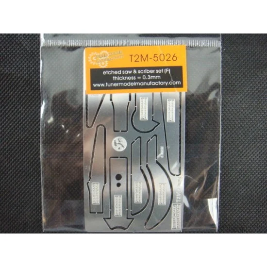 T2M 5026 Etched Saw & Scriber set (F) - Hobby Tools & Supplies