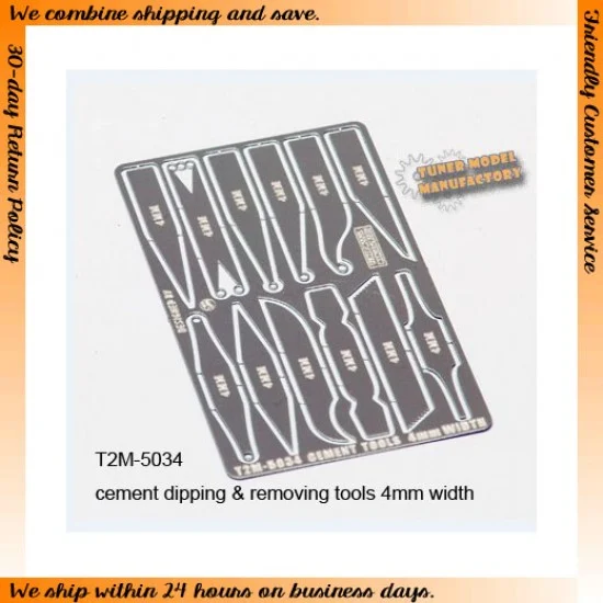 T2M 5034 Cement Dipping & Removing Tools (4mm Width) - Hobby Tools & Supplies