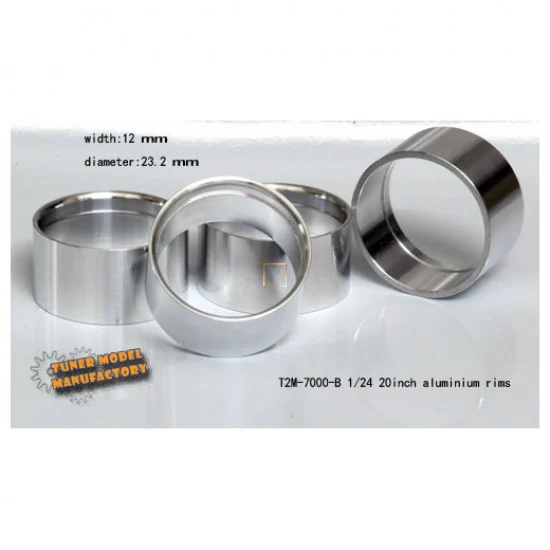 T2M 7000-B 1/24 20inch Aluminium Rims (B) (12mmx23.2mm, 4pcs)