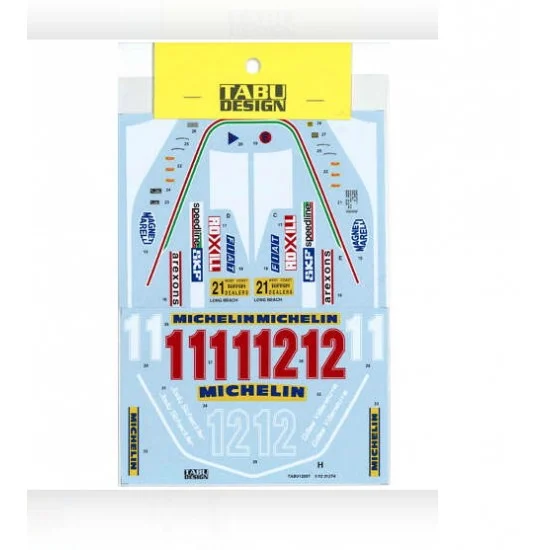 TABU Design 12057 1/12 Ferrari 312T4 Full Sponsor Decal for Tamiya kits - Model Cars