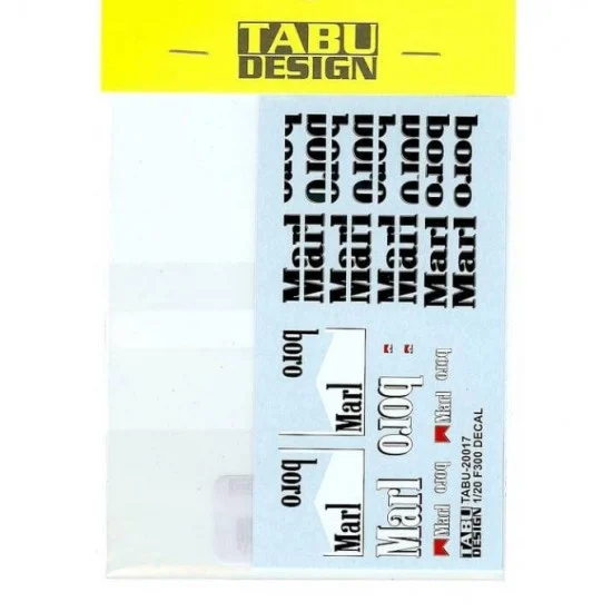 TABU Design 20018 1/20 Ferrari F300 1998 Sponsor 'M' Decal - Model Cars