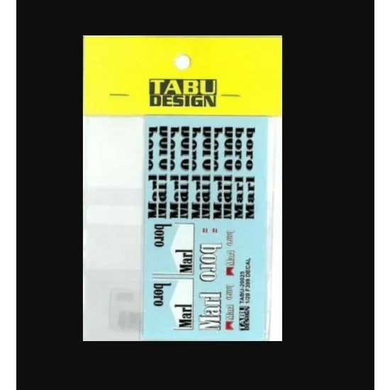 TABU Design 20025 1/20 Ferrari F399 Sponsor 'M' Decal - Model Cars