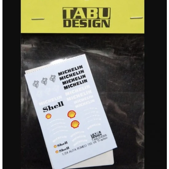 TABU Design 24068 1/24 155 V6 TI option Decals for Tamiya kits - Model Cars