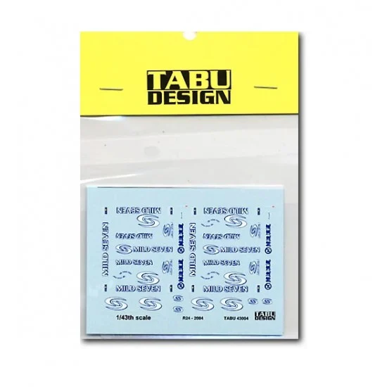 TABU Design 43004 1/43 Renault R24 'Mild Seven' Decal - Model Cars