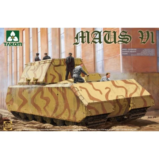 Takom 2049 1/35 WWII German Super Heavy Tank Maus V1 - Military Vehicles & Tanks