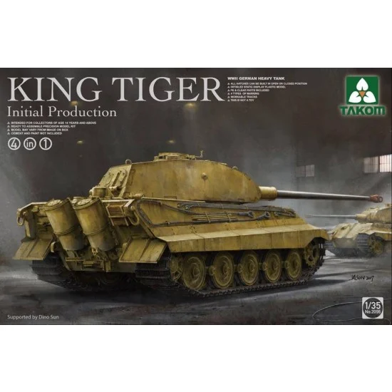 Takom 2096 1/35 King Tiger Initial Production - Military Vehicles & Tanks