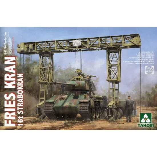 Takom 2109 1/35 Fries Kran 16t Strabokran 1943/44 Production - Military Vehicles & Tanks