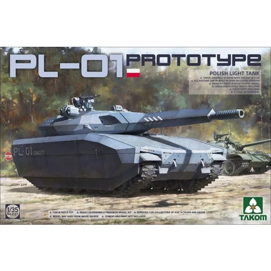 Takom 2127 1/35 Polish PL-01 Light Tank Prototype