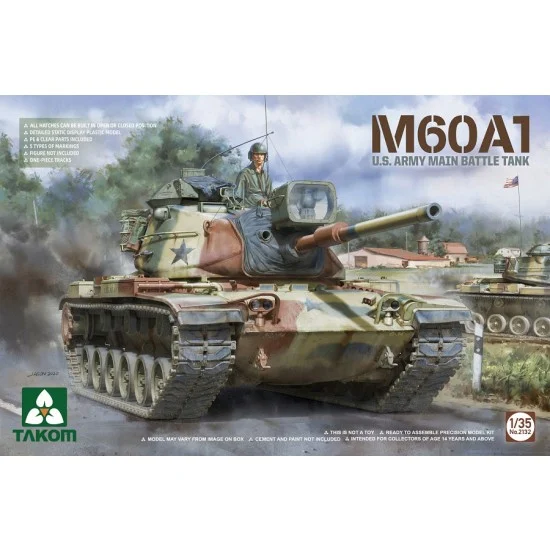 Takom 2132 1/35 US Army M60A1 Main Battle Tank - Military Vehicles & Tanks