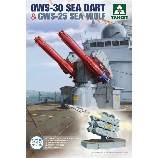 Takom 2138 1/35 GWS-30 Sea Dart & GWS-25 Sea Wolf