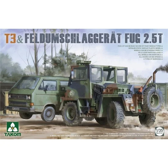 Takom 2141 1/35 T3 & Feldumschlaggerat FUG 2.5t - Military Vehicles & Tanks