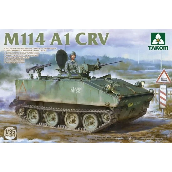 Takom 2148 1/35 M114 A1 CRV Command and Reconnaissance Carrier - Military Vehicles & Tanks