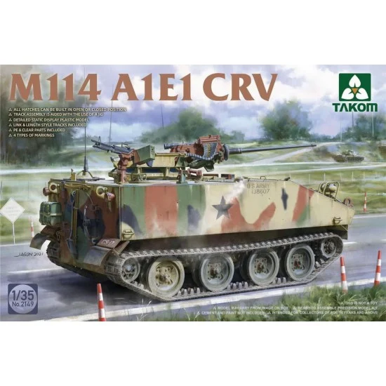 Takom 2149 1/35 M114 A1E1 CRV Command and Reconnaissance Carrier - Military Vehicles & Tanks