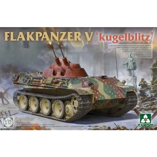 Takom 2150 1/35 Plakpanzer V 'Kugelblitz' - Military Vehicles & Tanks