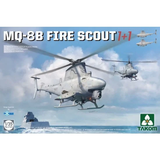 Takom 2165 1/35 Northrop Grumman MQ-8B Fire Scout 1+1