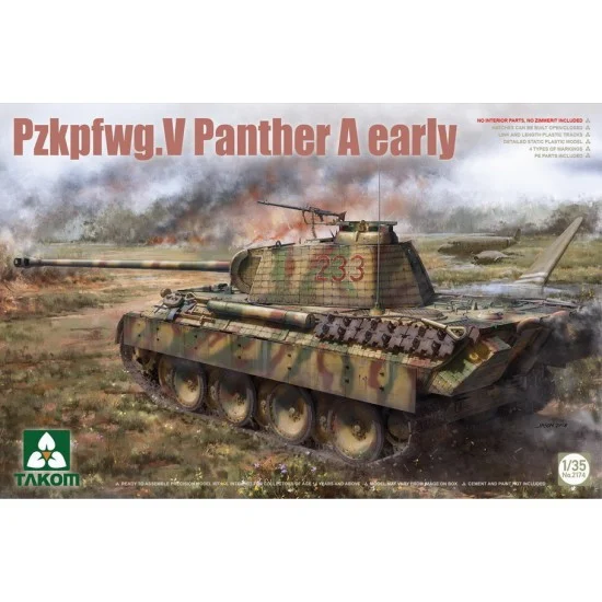 Takom 2174 1/35 Pzkpfwg.V Panther A Early - Military Vehicles & Tanks