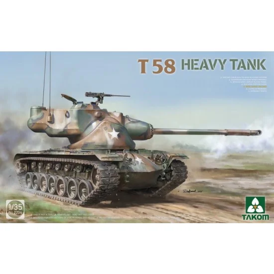 Takom 2204 1/35 T58 Heavy Tank - Military Vehicles & Tanks
