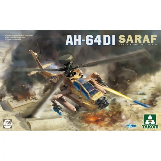 Takom 2605 1/35 AH-64DI Saraf Attack Helicopter
