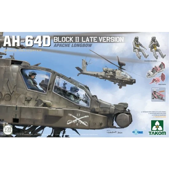 Takom 2608 1/35 AH-64D Attack Helicopter Apache Longbow Block II Late Version