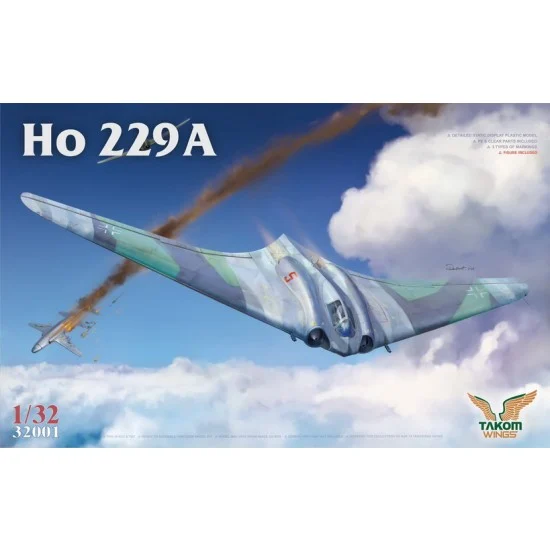 Takom 32001 1/32 Horten Ho 229A Fighter with Pilot - Model Planes
