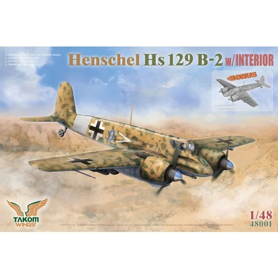 Takom 48001 1/48 Henschel Hs 129 B-2 Attacker