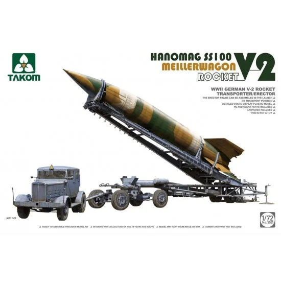 Takom 5001 1/72 Hanomag SS 100 with Meillerwagen & V-2 Rocket