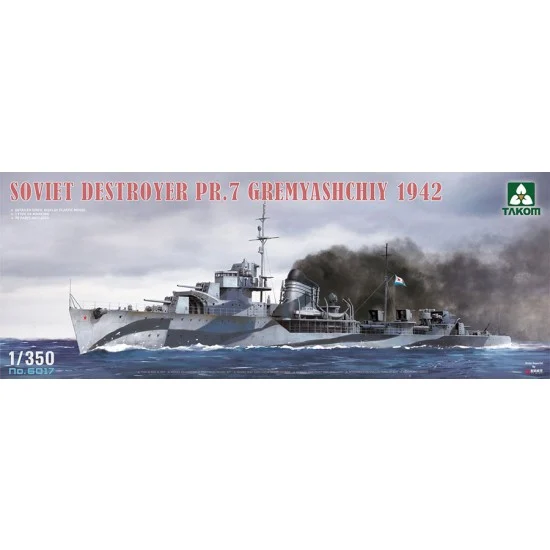 Takom 6017 1/350 Soviet Destroyer PR.7 Gremyashchiy 1942 - Model Ships & Boats