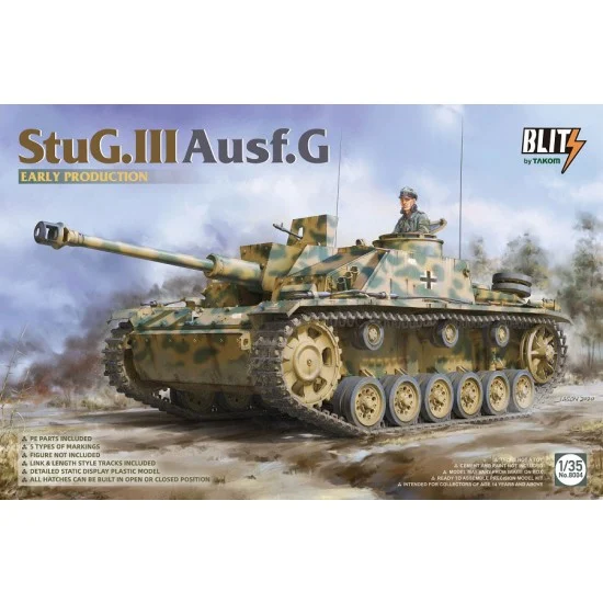 Takom 8004 1/35 StuG.III Ausf.G Early Production - Military Vehicles & Tanks