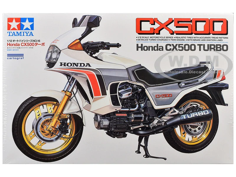 Model Kit Honda CX500 Turbo Motorcycle 1/12 Scale Model by Tamiya - Suzuki Motorcycles