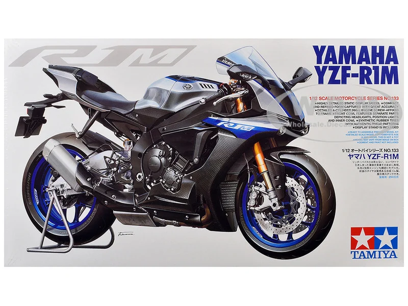 Model Kit Yamaha YZF-R1M Motorcycle 1/12 Scale Model by Tamiya