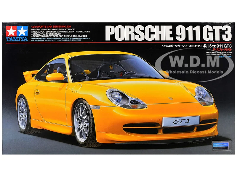 Model Kit Porsche 911 GT3 1/24 Scale Model by Tamiya - Porsche Models