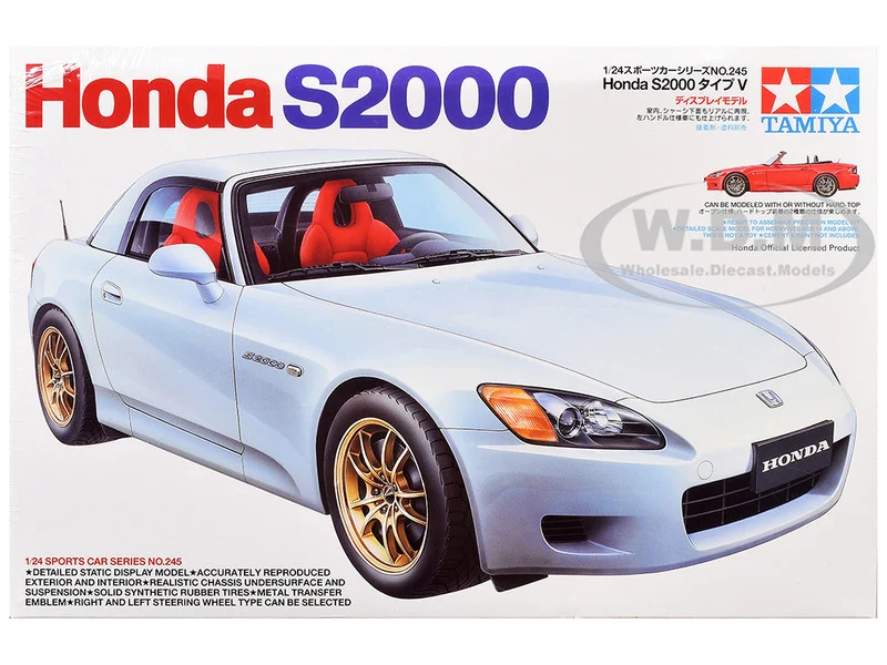 Model Kit Honda S2000 1/24 Scale Model by Tamiya - Honda Models