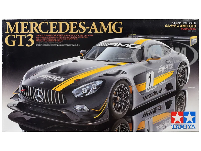 Model Kit Mercedes-AMG GT3 1/24 Scale Model by Tamiya