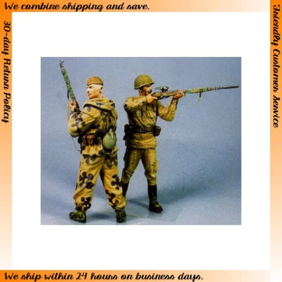 Tank T-35074 1/35 Soviet Snipers (N.Ilin and P. Goncharov) Stalingrad Summer 1942 (2 Figures)