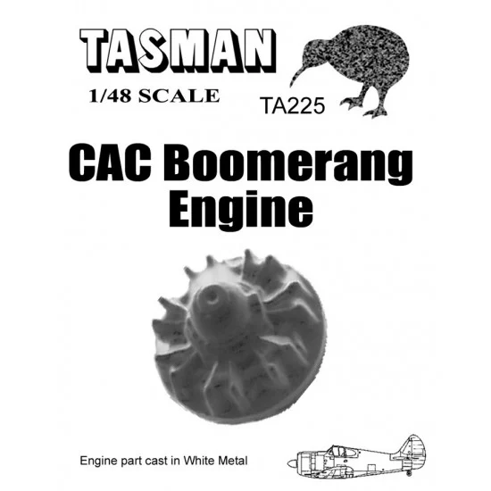 Tasman TAS-TA225 1/48 CAC Boomerang Engine (white metal)