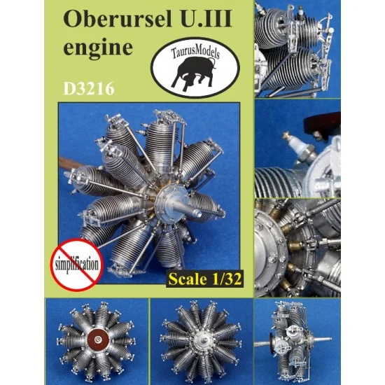 Taurus D3216 1/32 Oberursel U.III German Double-Row Engine