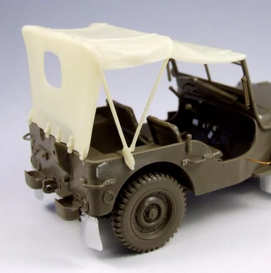 The Bodi 35037 1/35 Willys Jeep Tarp Set for Tamiya kit - Military Vehicles & Tanks