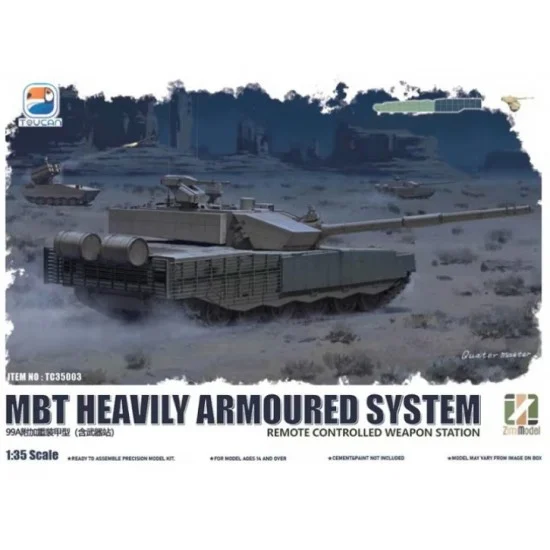 TOUCAN 35003 1/35 ZTZ-99A MBT Heavily Armoured System and Remote Controlled Weapon Station
