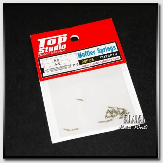 Top Studio TD23019 Muffler Springs - Model Motorcycles
