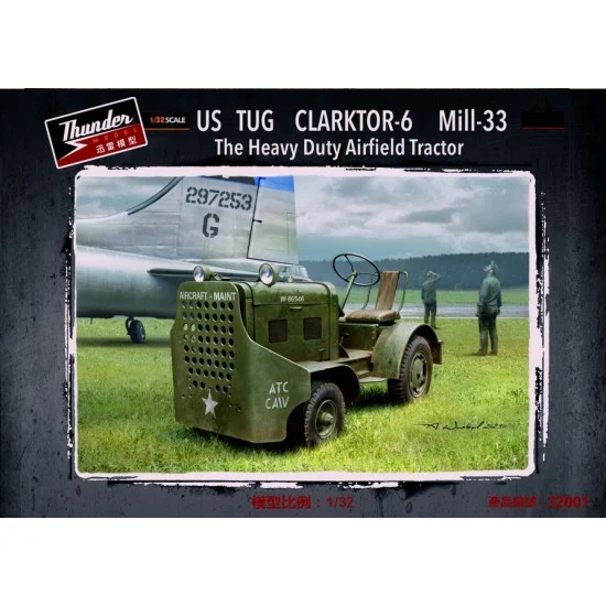 Thunder Model 32001 1/32 US Army Clarktor-6 Tug Mill-33