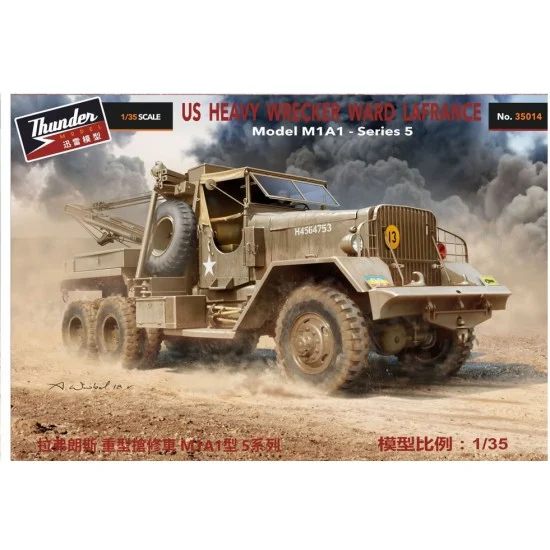 Thunder Model 35014 1/35 US Heavy Wrecker Ward LaFrance Model M1A1, Series 5 - Military Vehicles & Tanks