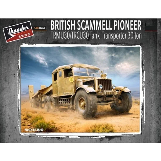 Thunder Model 35200 1/35 British 30ton Scammel Pioneer TRMU30/TRCU30 Tank Transporter - Military Vehicles & Tanks