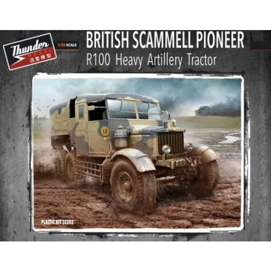 Thunder Model 35202 1/35 British Scammell Pioneer R100 Artillery Tractor - Military Vehicles & Tanks