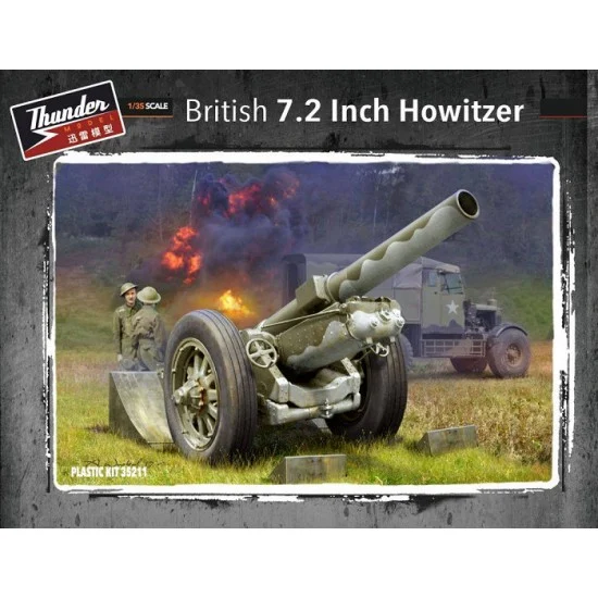 Thunder Model 35211 1/35 WWII British BL 7.2inch Howitzer - Military Vehicles & Tanks