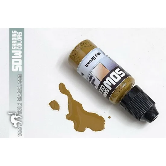 True Earth TESC35 SDW Shading Colours - Mud Brown (19ml)