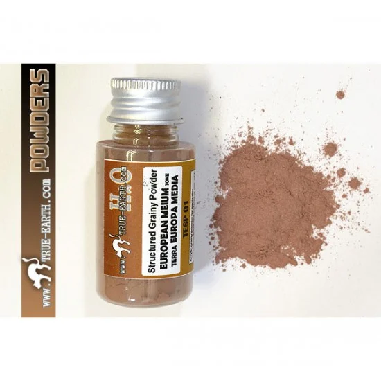 True Earth TESP01 Structured Powders (Pigments) - Earth Medium (20ml)