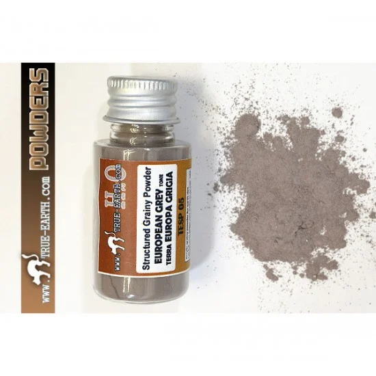 True Earth TESP05 Structured Powders (Pigments) - Earth Grey (20ml)
